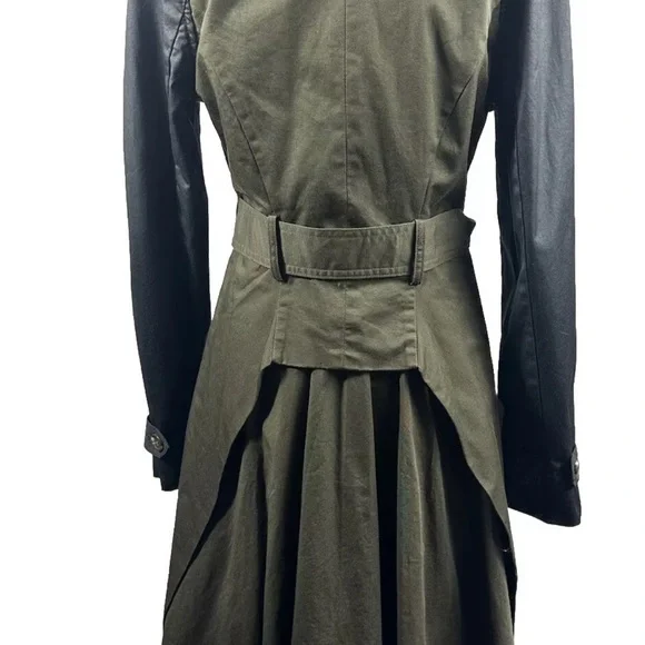 Altuzarra For‎ Target 20 Year Anniversary Jacket Trench Coat Belted Green XS - Picture 6 of 10